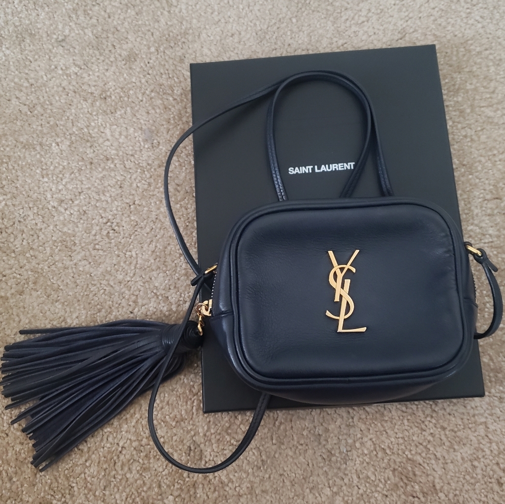 *SOLD* YSL Monogram Blogger Bag